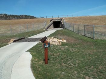 A tunnel under the interstate is the gateway to golf fun at Elkhorn Ridge. Click to enlarge photos.