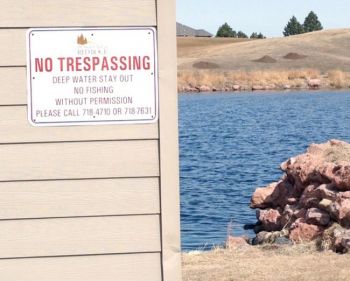 Most South Dakota golf courses don't need to post fishing warnings in March.