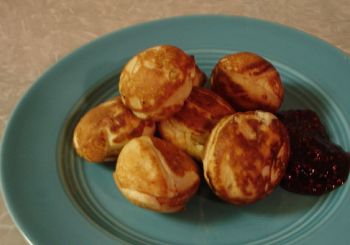 Æbleskiver is a traditional Danish pancake served every year at Viborg's Danish Days celebration.