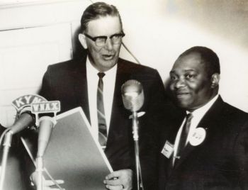Gov. Archie Gubbrud recruited Ted Blakey to be a spokesperson for Civil Rights in South Dakota. Photo courtesy of Dakota Territorial Museum in Yankton.
