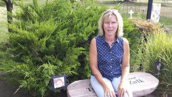 Canova's memorial garden was created by Tammy Zulk in honor of her son, Tyler.