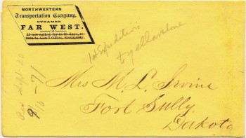 Letcher collector Ken Stach bought a series of envelopes that contained correspondence from Irvine written in the 1860s and 1870s.