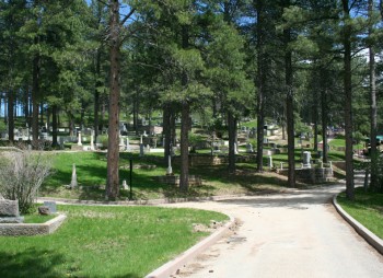 Over 3,400 people are buried in the Mt. Moriah Cemetery in Deadwood. It was established in 1878.