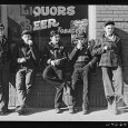  Younger boys are standing in front of pool halls this year.  This photo, taken by John Vachon in 1942 in Roscoe, SD, is part of the Library of Congress prints and photographs collection.
