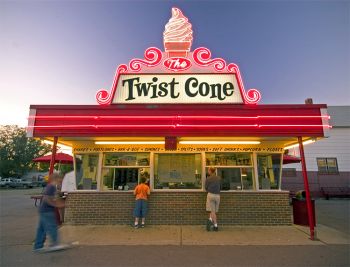 Twist Cone in Aberdeen is a favorite stop for ice cream. Photo by Chad Coppess/S.D. Tourism
