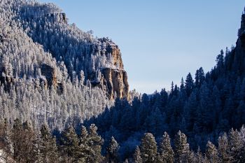 The view near Savoy in Spearfish Canyon.