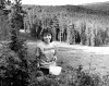 We found this young lady picking buffaloberries on Terry Peak in 1985.