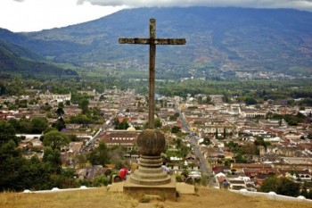 The historical city of Antigua was just a short drive away from Cruz Blanca, The city was Guatemala’s capital until an earthquake destroyed much of it in the 1700s.