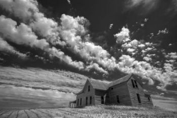 An abandoned home along Highway 12, a few miles south of Java. Click to enlarge photos.