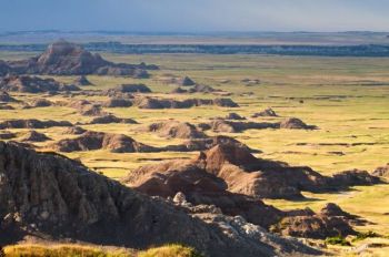 Badlands National Park from the Cedar Pass area.