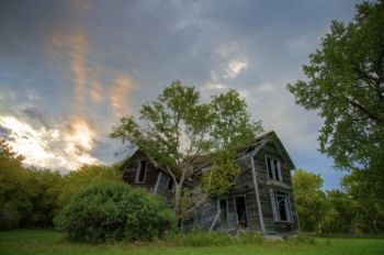 This old house was found north of Milbank.