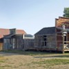 Panoramic photos can be made of vacation destinations like the 1880 Town near Belvidere, but any town’s main street would work as well.