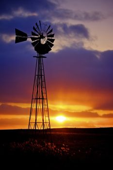 Sunset in Brookings County.
