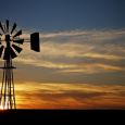 A lone windmill a few miles north of Chancellor. Click to enlarge photos.