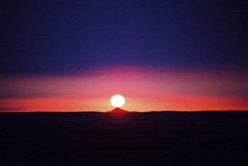 Sunset on Thunder Butte.