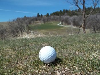 Success on #2! This ball stopped just short of the ravine.