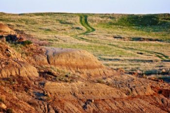 A view of the rugged Grasslands.