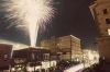 A burst of fireworks to celebrate the 20th annual parade, which was held November 25, 2011.