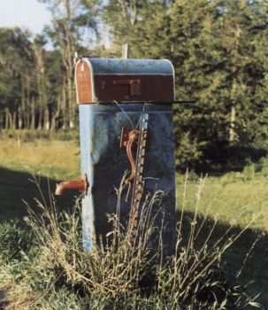 One clever person in the Arlington area repurposed an old water pump. Photo by Janice Mikesell.