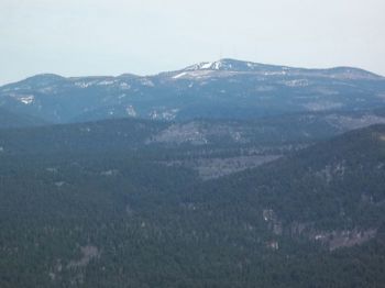 Hikers can spot Terry Peak's ski runs from the trail.