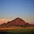 Moonrise above Bear Butte. Click to enlarge photos.