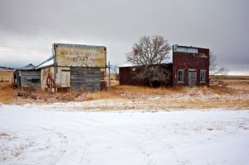 Downtown Harding, South Dakota.