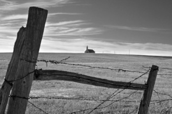 A favorite spot from college days — south of Midland, South Dakota.