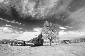 A long-forgotten home north of Richmond Lake in Brown County.