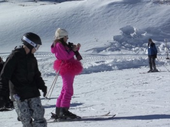 A ballerina of the slopes.