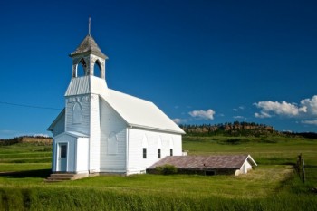 A church near North Cave Hills.