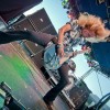 Turning your camera at odd angles works well when shooting musicians in action. This is guitarist Ben Wells from Blackstone Cherry at the Aberdeen Music Fest.