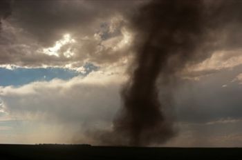 Bernie Hunhoff happened across this Bennett County tornado while traveling Highway 18.