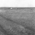 The Bown’s little house sat unprotected on the prairie just before the 1947 fire.