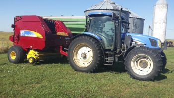 A much newer New Holland.