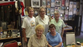 Front row, Lorna Burke, Bobette Warkenthien; Back row, Jan Brush, Vivian Peterson Johnson, Kathy Medeiros