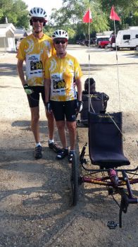 Carl and Jan Brush left Yankton on Sunday July 24 for a 360-mile trek across South Dakota.