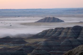 Primordial view looking toward the White River valley.