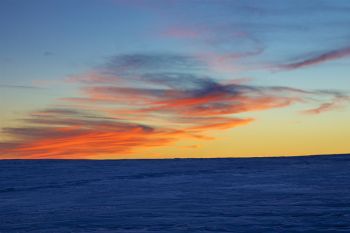 Evolving sunset colors west of Sioux Falls.