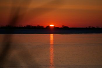 Sunrise over Silver Lake.