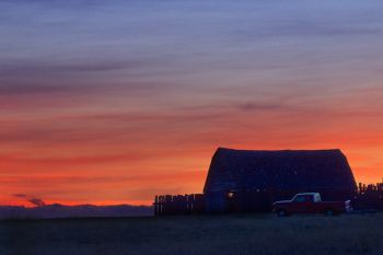 Another sunset in Jones County.