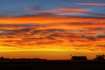 Bon Homme County sunset.