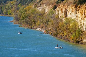 Fishing on the mighty Missouri near Running Water.