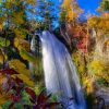 Morning light on Spearfish Falls.