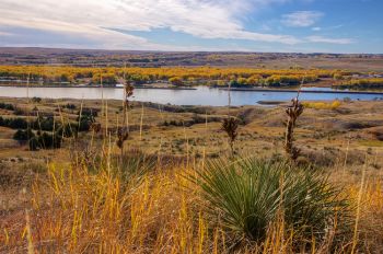 Oahe Downstream Recreation Area north of Pierre.