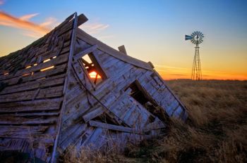 The old Korb residence just outside of Isabel in Dewey County.