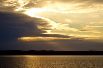 The Mighty Oahe at Swan Creek Recreation Area.