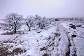 The Moreau River from Highway 65’s bridge.