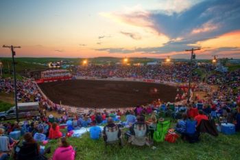 The natural shape of the hills northeast of Clear Lake creates a theater that will seat over 5,000 spectators. Photo by Christian Begeman.