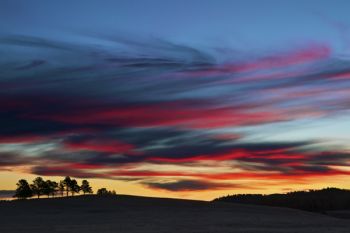 A new day is born over Custer State Park.