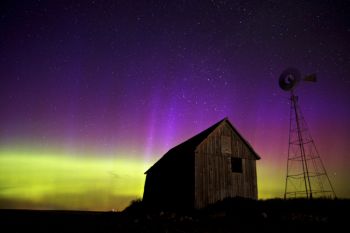 East of Hartford, SD.